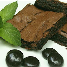 Healthy (kind of ) Chocolate Mint Brownies