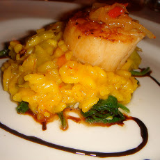 Australian Champagne and Scallop Risotto