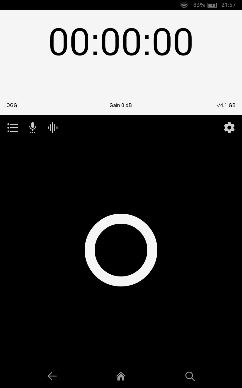 Android application ASR License screenshort