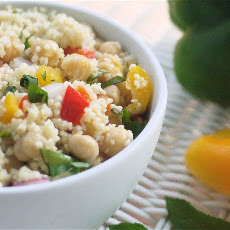 Couscous and chickpea salad