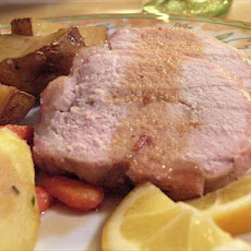 Pork Roast With Meyer Lemon Glaze