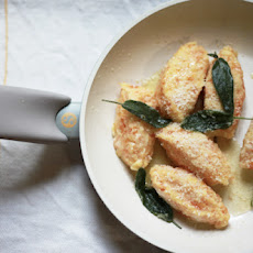 Carrot Gnocchi with Butter and Sage Sauce