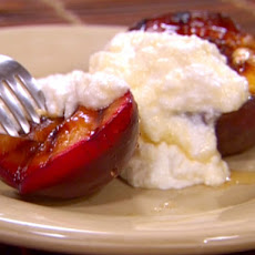 Grilled Fruit with Honey and Ricotta