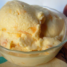 Homemade Peaches 'n' Cream Ice Cream