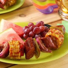 Glazed Frank Kabobs