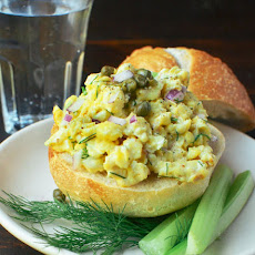 Quick, Easy Scrambled Egg Salad