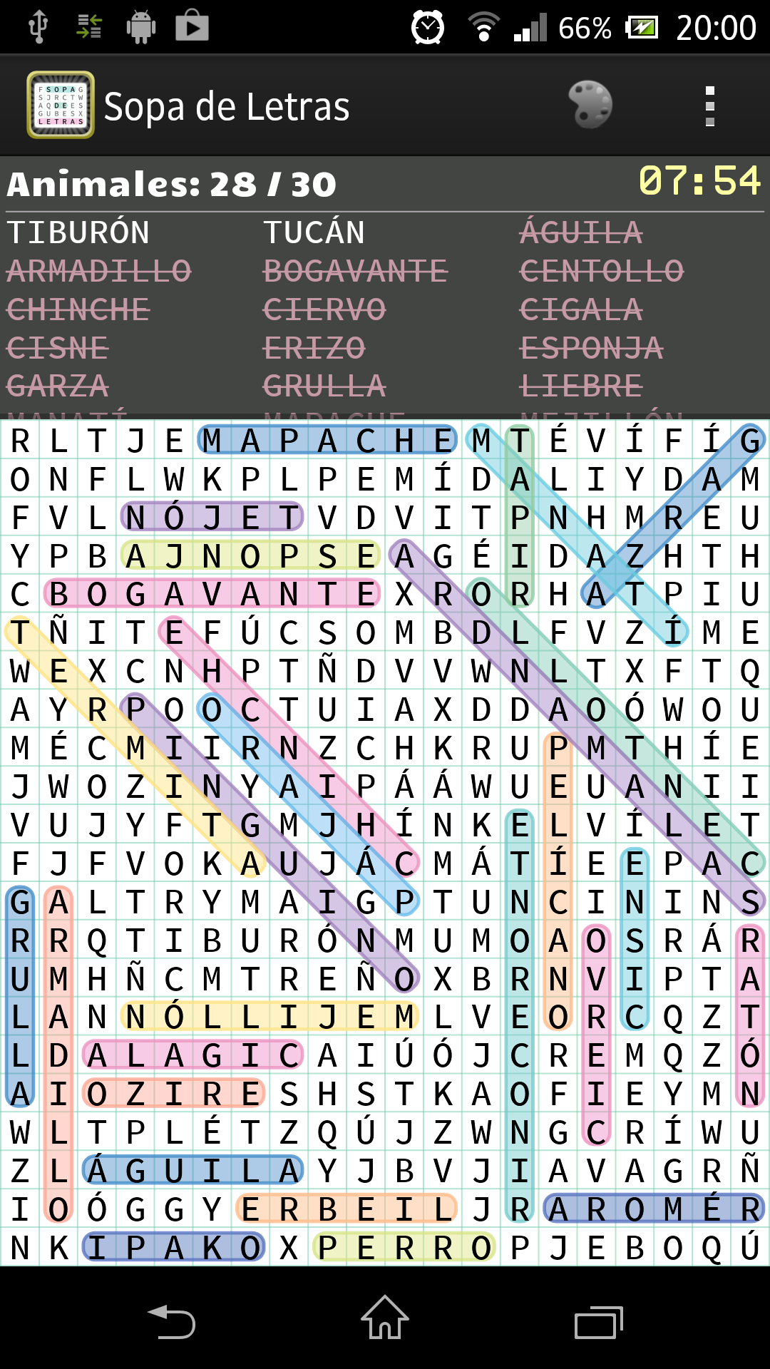 Android application Word Search screenshort