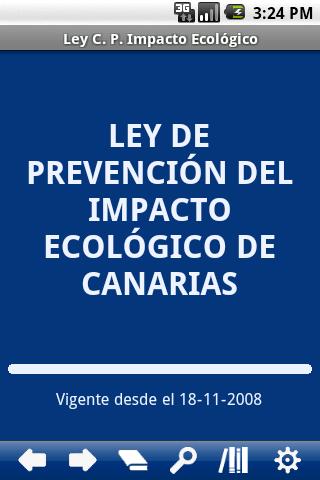 Canary Ecological Impact Prev