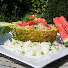 Caribbean Prawn and Sweet Potatoes in Coconut Sauce