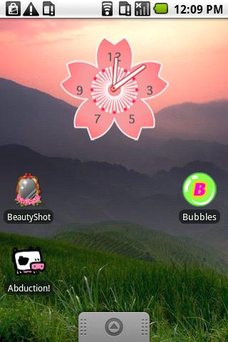 Sakura Clock Widget