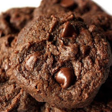 Chocolate Chocolate Chip Cake Cookies