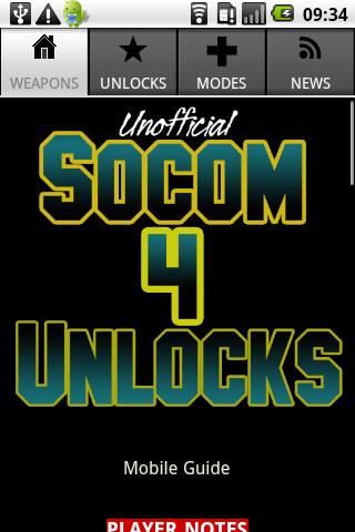 Socom 4 Unlocks Unofficial App