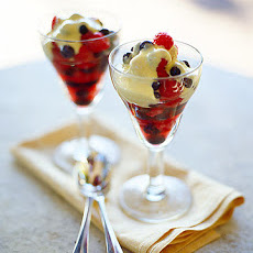 Berries with Warm Sherry Sabayon