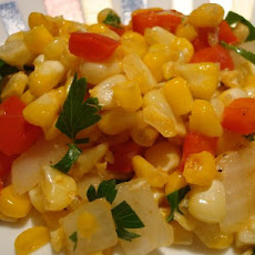 Roasted Corn, Smoked Paprika and Lime Salad