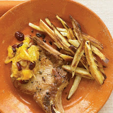Orange Chutney over Pork Chops