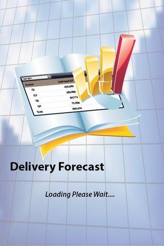 Delivery Forecast