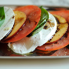 Tomato, Necatarine, and Mozzarella Salad