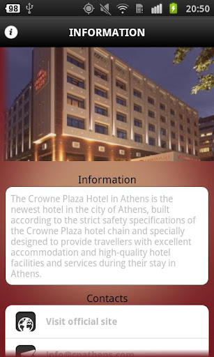 【免費旅遊App】Crowne Plaza Athens Hotel App-APP點子