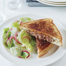 Patty Melt with Pickled Onion Salad