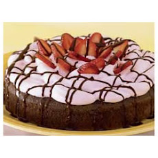 BAKER'S® ONE BOWL Chocolate-Strawberry Cake