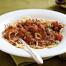 Spanish Spaghetti with Olives