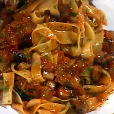 Mario Batali's Tagliatelle with Mushroom Ragu
