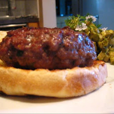 Lamb Patties With Yoghurt and Cucumber Dressing