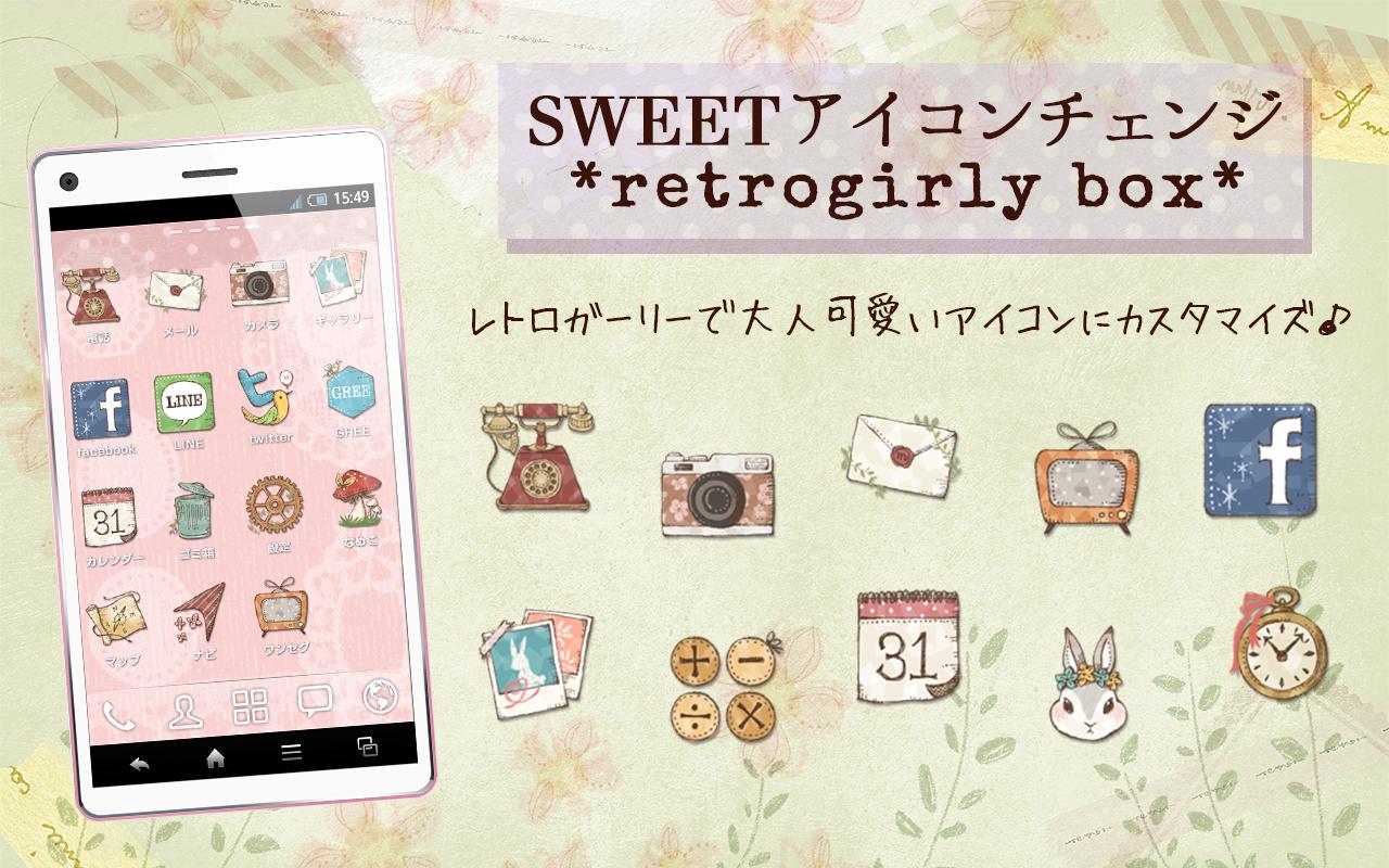 Android application SweetIconChange*retrogirlybox* screenshort