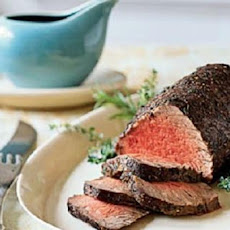 Roast Beef Tenderloin with Port Sauce