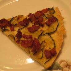 Zucchini Tarte With Bacon