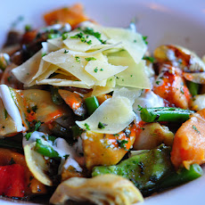 Sweet Potato Gnocchi With Goats Cheese and Wilted Salad