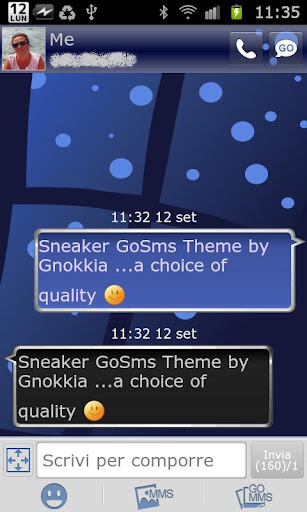 GOSMS Sneakers Theme - Gnokkia