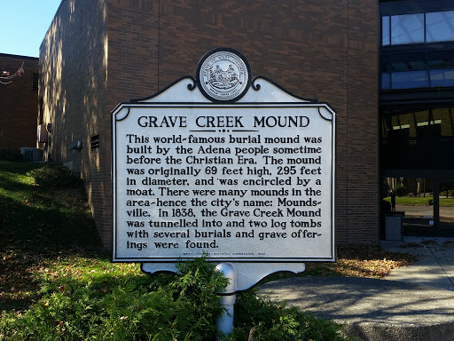 Grave Creek Mound Historic Sign