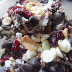 Cranberry Cashew Chocolate Bark