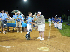 SYA East receiving their championship trophies SYA East receiving their championship trophies