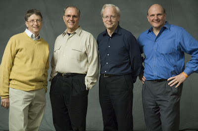 Bill GatesなどMicrosoft社の経営者たち