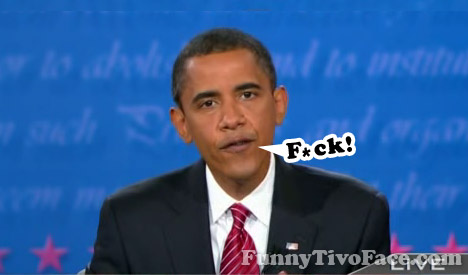Barack Obamas F-ck Face - 10-16-08 Presidential Debates