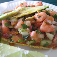 Chipotle Shrimp Tostadas