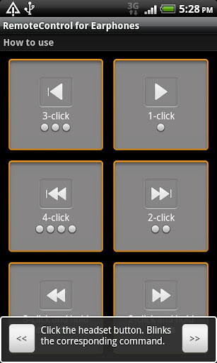 remotecontrol-for-earphones for android screenshot