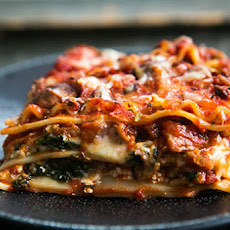 Vegetarian Spinach and Mushroom Lasagna