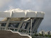 Shanghai Stadium, with its spiny head