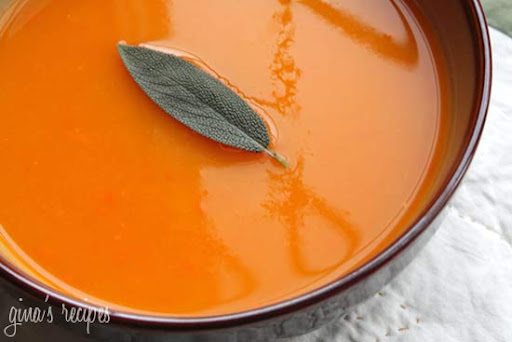 Butternut Squash Soup with Sage Gina's Weight Watcher Recipes Butternut Squash Soup with Sage Gina's Weight Watcher Recipes