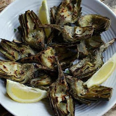 Grilled Garlic Artichokes