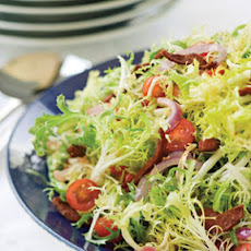 Warm Frisee Salad With Crispy Kosher Salami