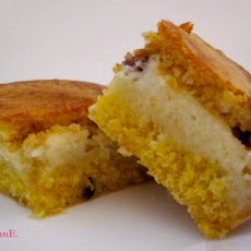 Cranberry & Custard Filled Cornbread