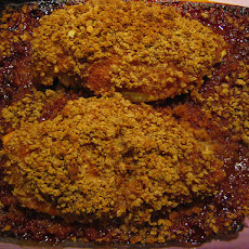 Baked Chicken Breasts W/Parmesan-Garlic Crust