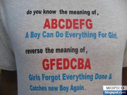 ABCDEFG Meaning