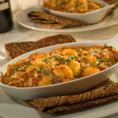 Baked Gnocchi With Two Cheeses & Walnuts