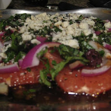 Grapefruit, Onion and Basil Salad