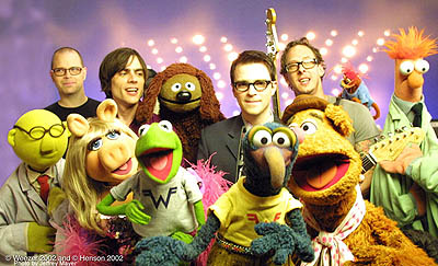 O Weezer e os Muppets!